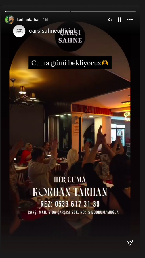Korhan Tarhan Etkinlik afişi