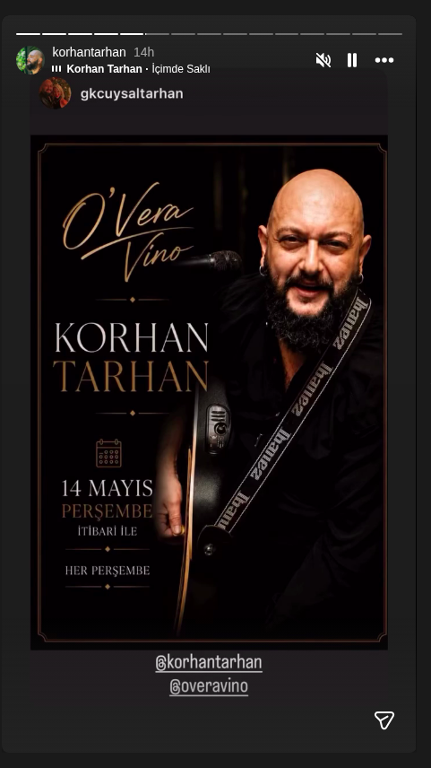Korhan Tarhan - İçimde Saklı Etkinlik afişi