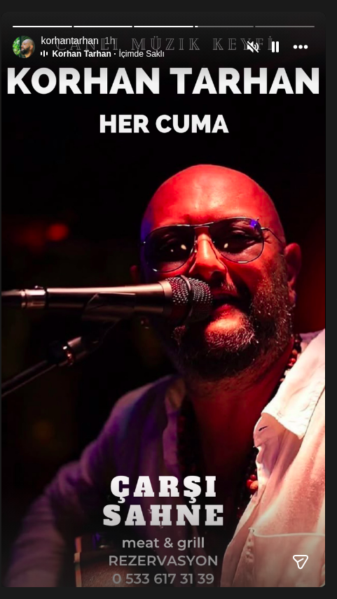 Orhan Tarhal - Her Cuma Etkinlik afişi