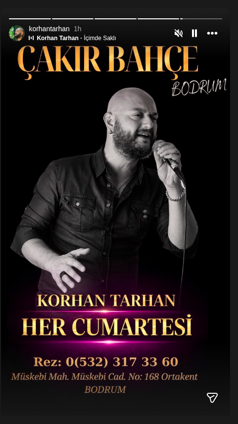 Korhan Tarhan — Çakır Bahçe Etkinlik afişi