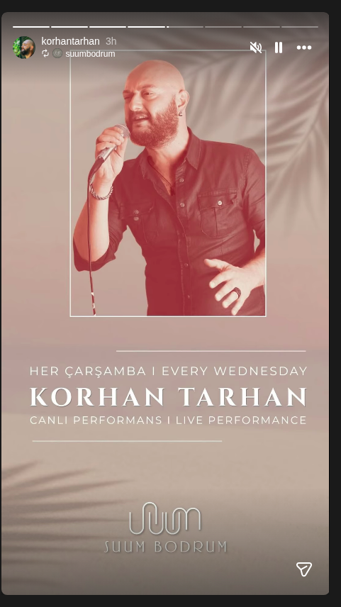 Korhan Tarhan — Suum Bodrum Etkinlik afişi