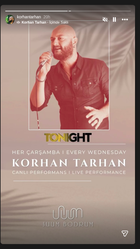 Korhan Tarhan — Canlı Performans Etkinlik afişi
