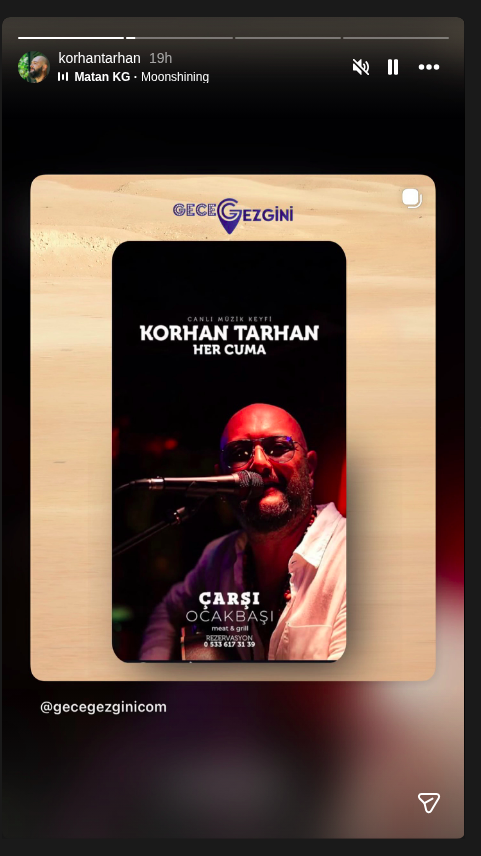 Korhan Tarhan - Her Cuma Etkinlik afişi