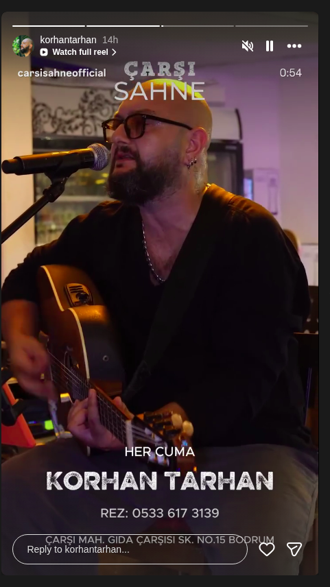 Korhan Tarhan — Canlı Müzik