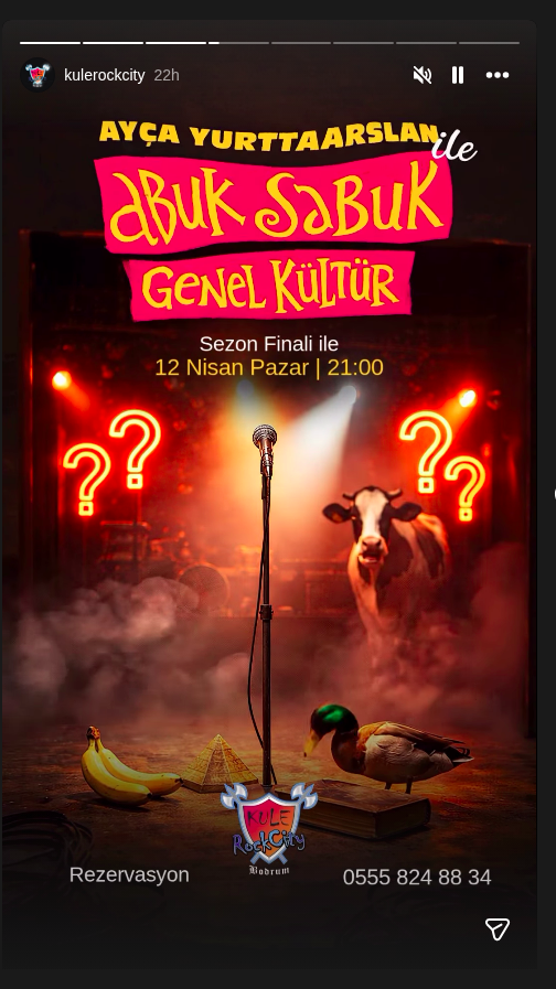 Ayça Yurttaarslan ile Abuk Sabuk — Genel Kültür Etkinlik afişi