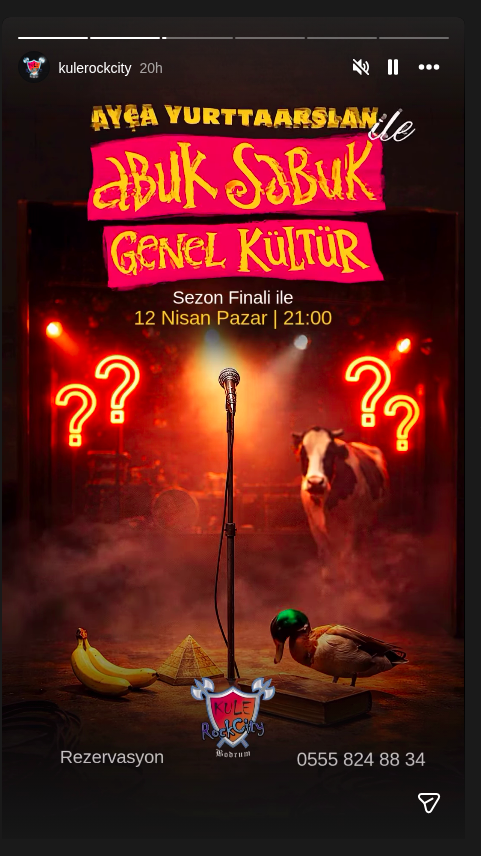 Ayça Yurttaarslan ile Abuk Sabuk — Genel Kültür Etkinlik afişi