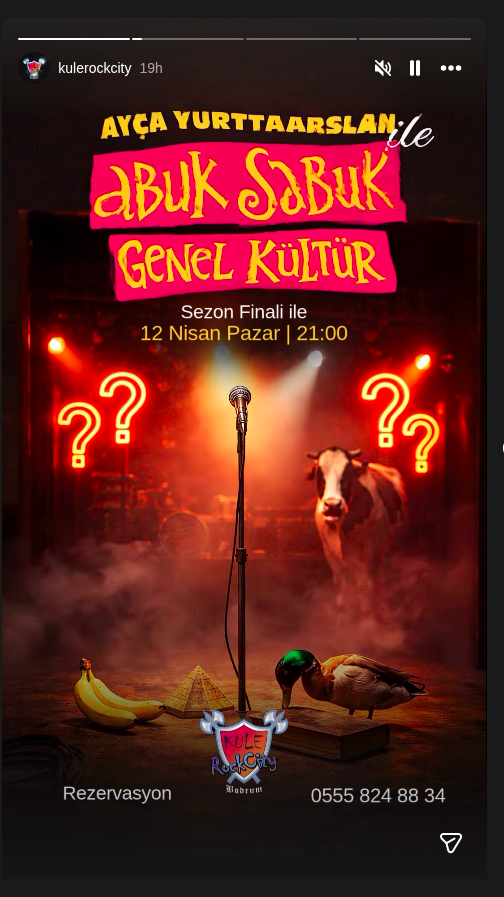 Ayça Yurttaarslan ile Abuk Sabuk — Genel Kültür Etkinlik afişi