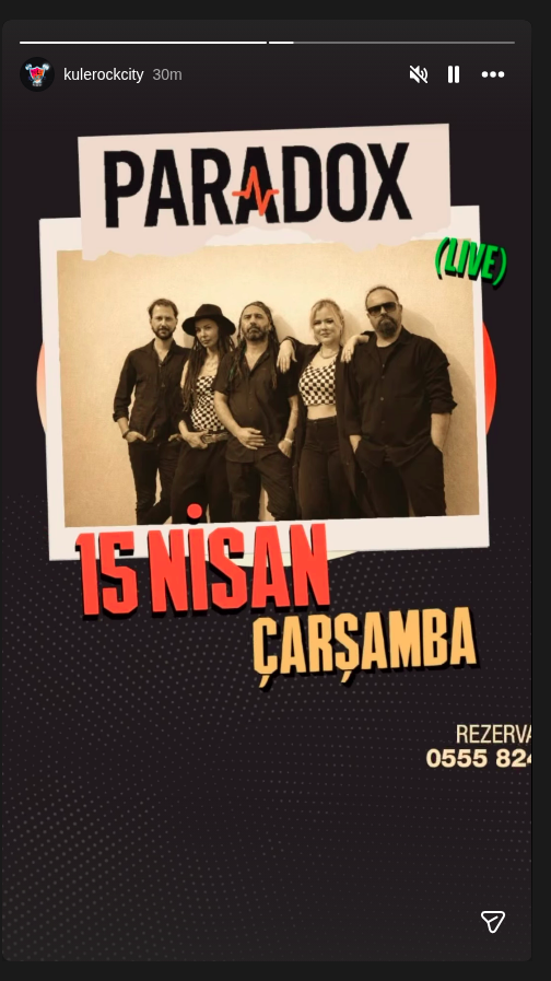 Paradox Etkinlik afişi