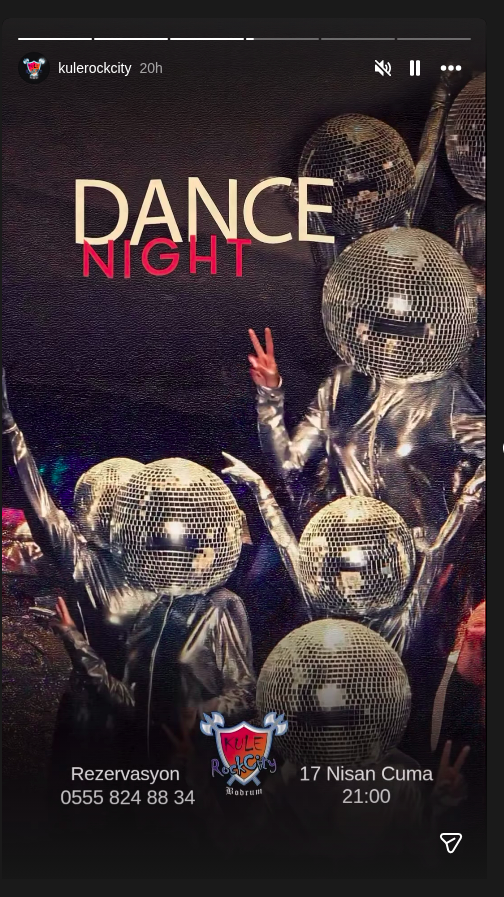 Dance Night Etkinlik afişi