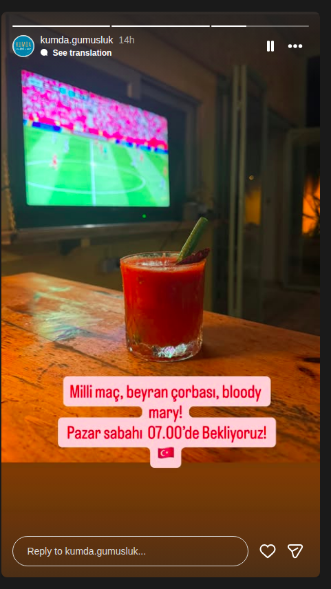 Milli Maç İzleme Etkinlik afişi