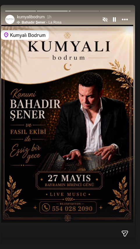Bahadır Şener – Fasıl Etkinlik afişi