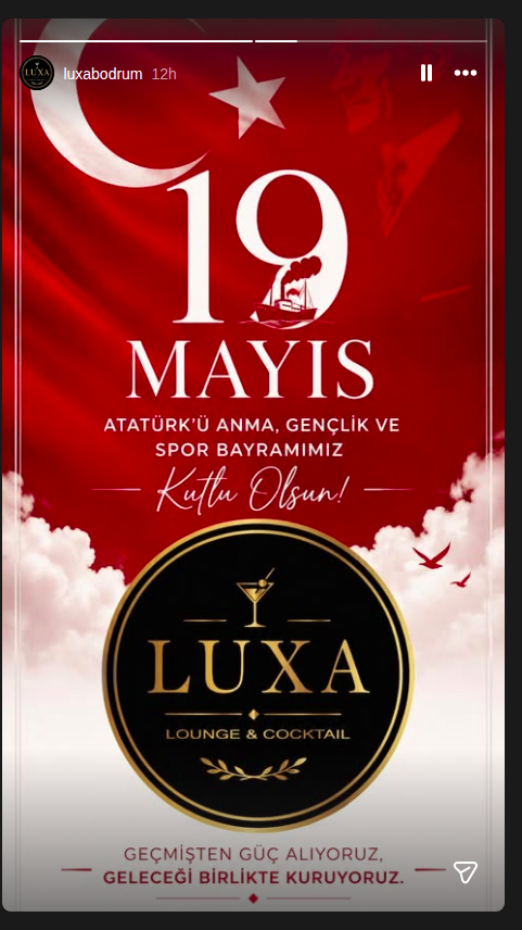 Atatürk'ü Anma ve Gençlik Kutlaması Etkinlik afişi