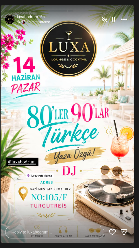80'ler ve 90'lar Türkçe DJ Gecesi Etkinlik afişi