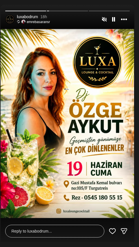 Özge Aykut Etkinlik afişi