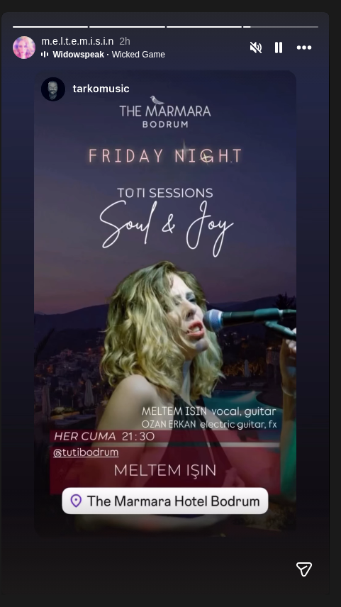 Meltem Işın — Toti Sessions Etkinlik afişi