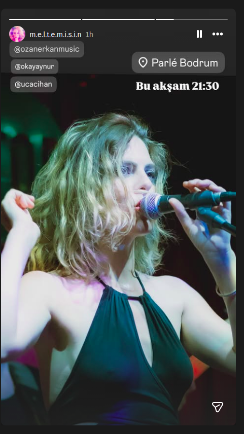 Meltem Işın — Parlé Bodrum Etkinlik afişi
