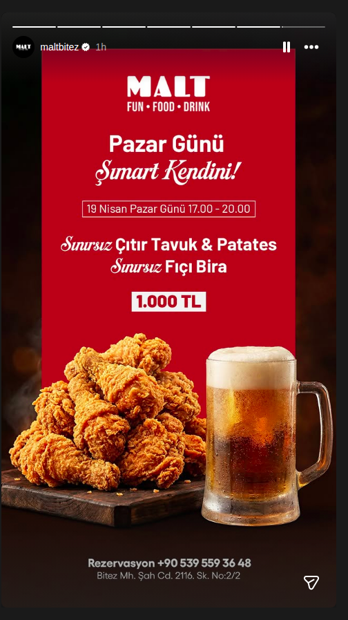 Unbegrenztes knuspriges Hühnchen & Pommes Event-Poster