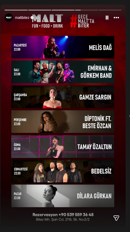 Tamay Özaltun Etkinlik afişi