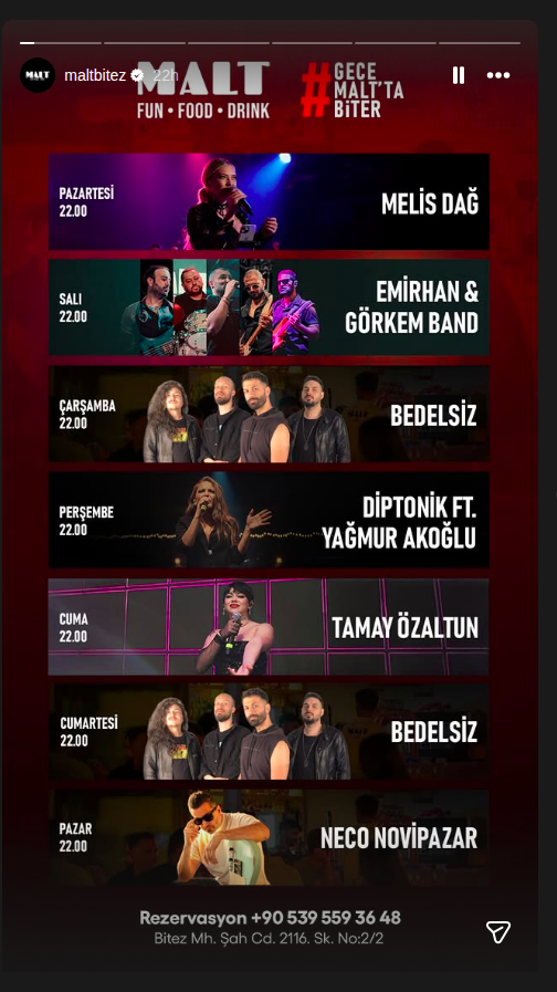 Diptonik Ft. Yağmur Akoğlu Etkinlik afişi