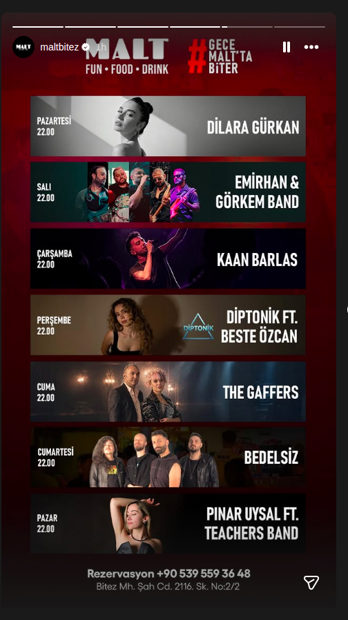 Pınar Uysal Ft. Teachers Band Etkinlik afişi