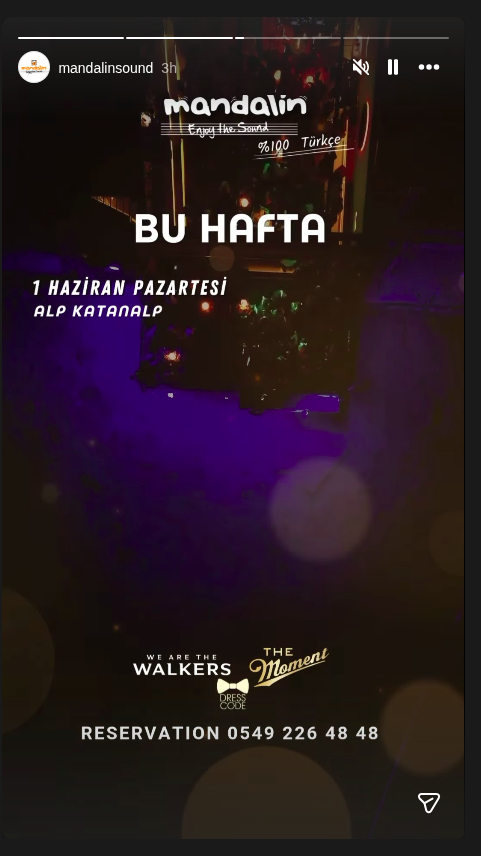 Alp Katanalp Etkinlik afişi