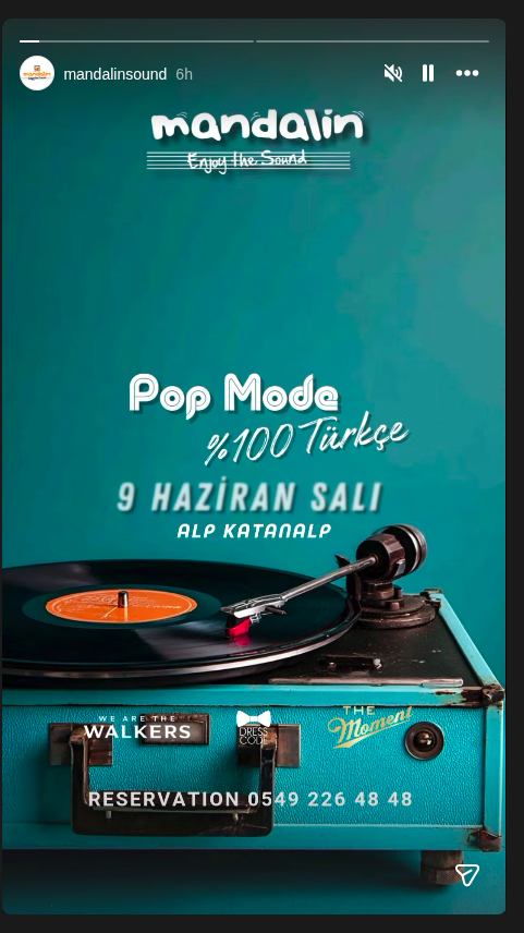 Pop Mode — Alp Katanalp Event poster