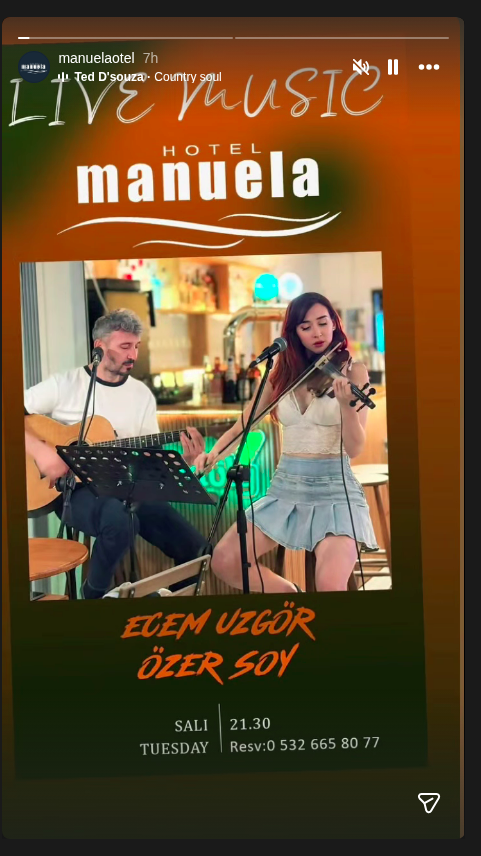 Ecem Uzgör / Özer Soy Etkinlik afişi
