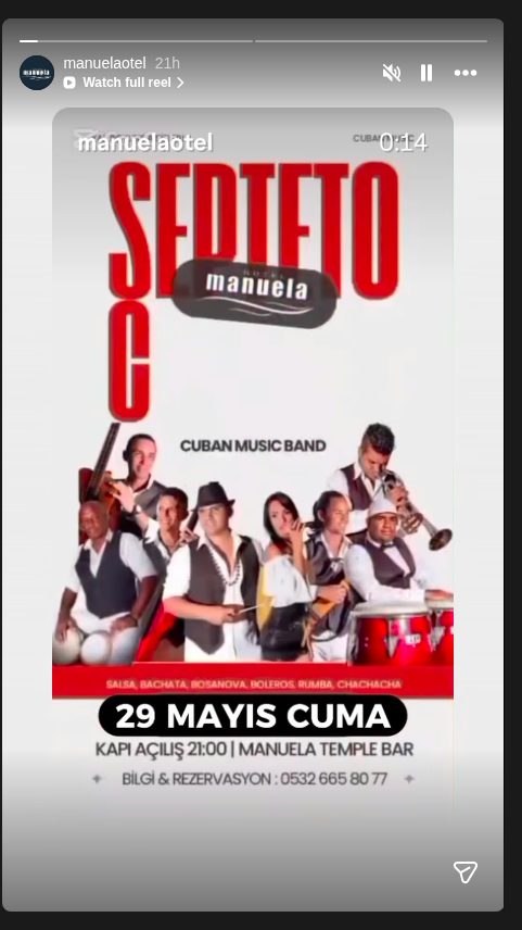 Cuban Music Band Etkinlik afişi