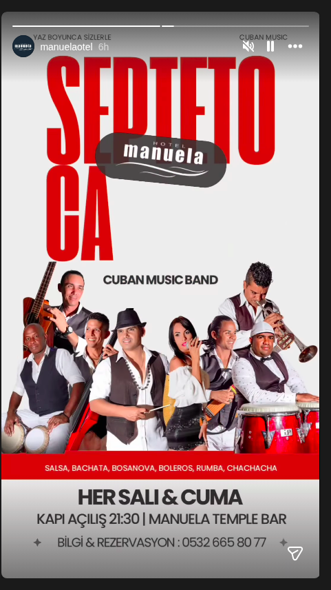 Septeto Ca (Küba Müzik Topluluğu) Etkinlik afişi