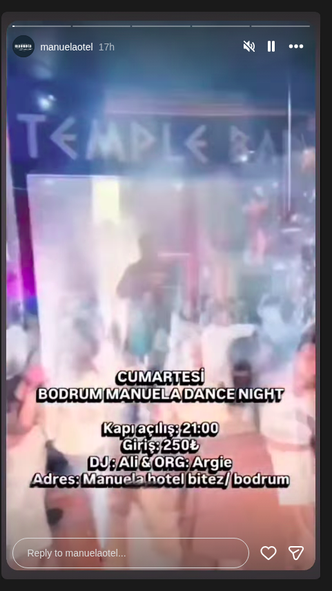 Dance Night — DJ Ali & Argie Etkinlik afişi