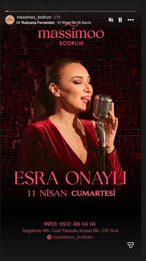Esra Onaylı Etkinlik afişi