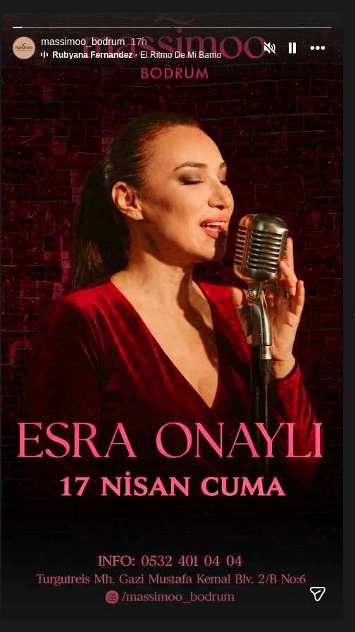 Esra Onaylı Etkinlik afişi