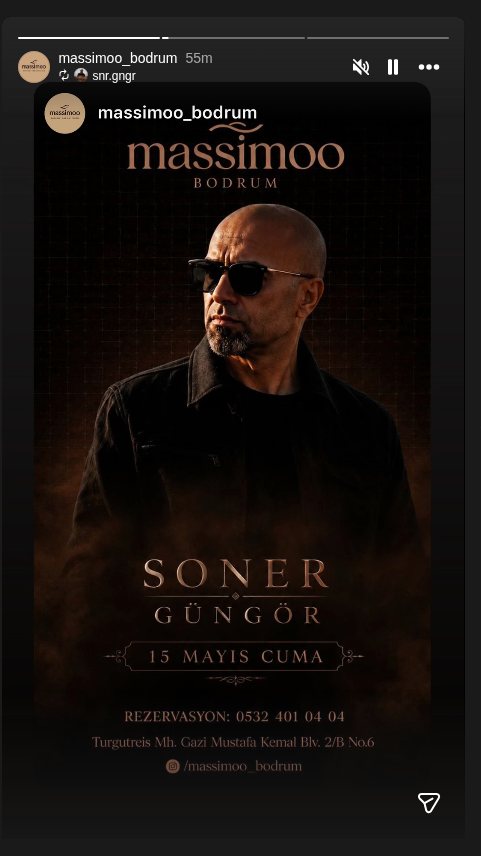 Soner Güngör Etkinlik afişi