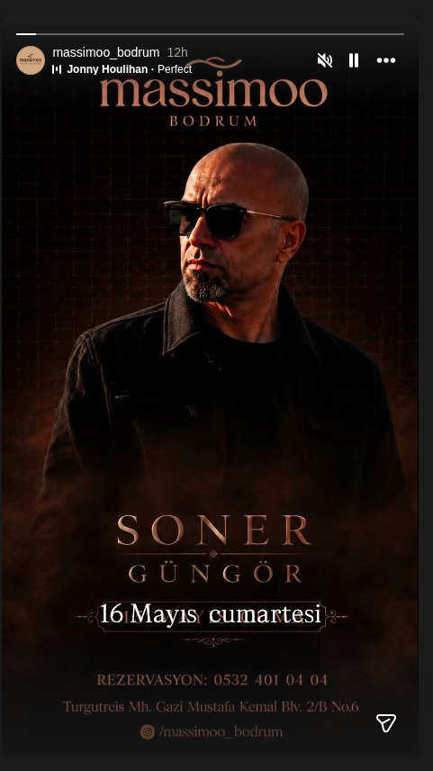 Soner Güngör Etkinlik afişi