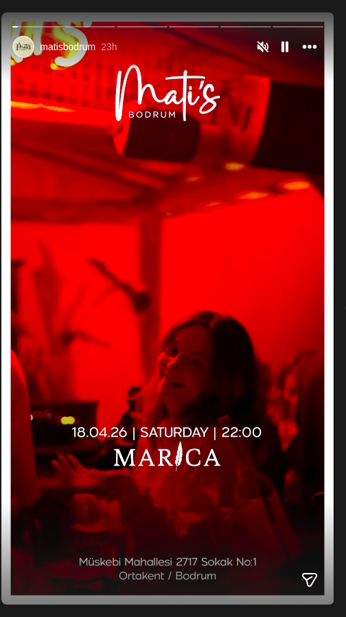 Marıca Etkinlik afişi