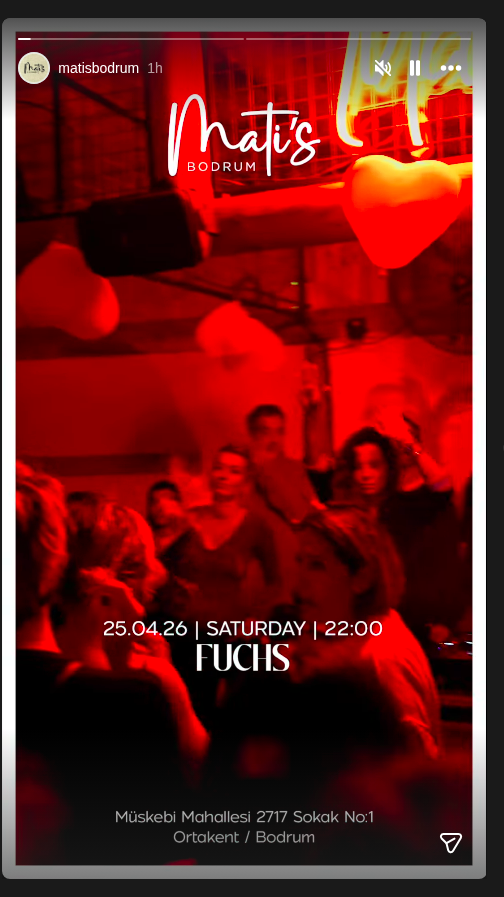 Fuchs Etkinlik afişi
