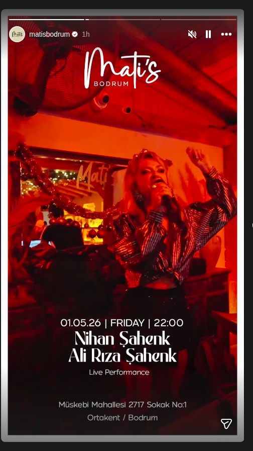 Nihan Şahenk & Ali Rıza Şahenk Etkinlik afişi