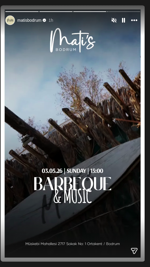 Barbekü ve Müzik Etkinlik afişi