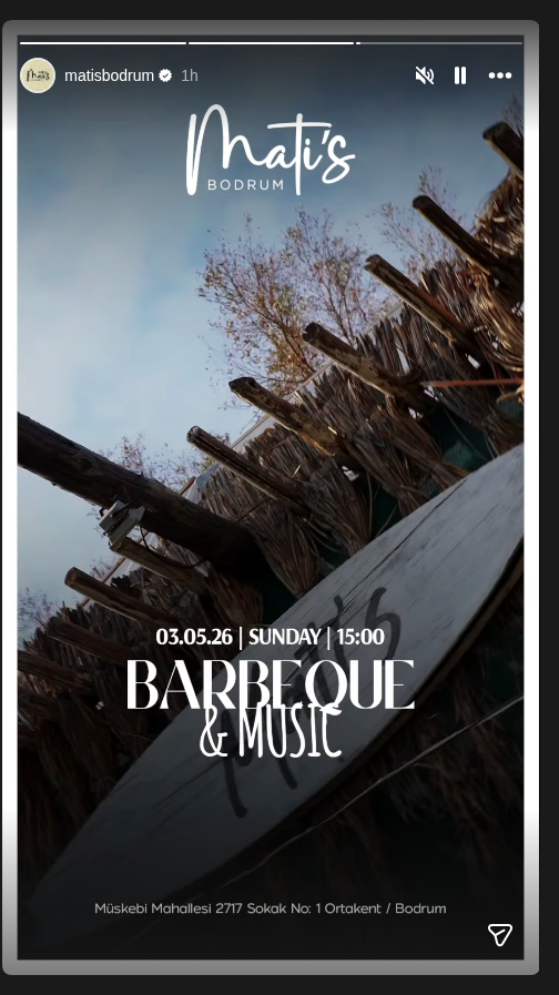 Barbekü ve Müzik Etkinlik afişi