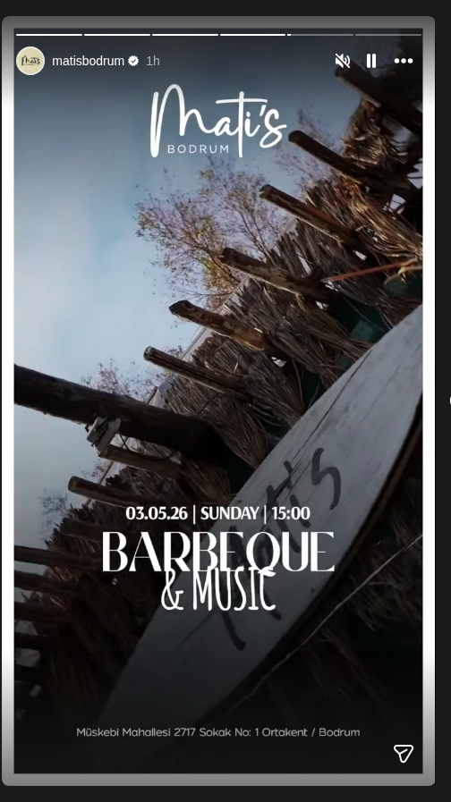 Barbekü ve Müzik Etkinlik afişi