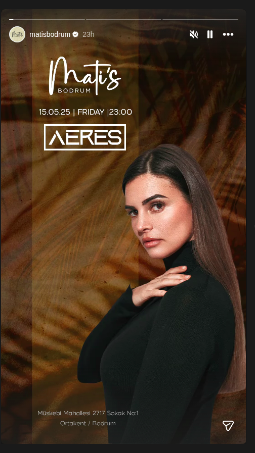 AERES — DJ Set Etkinlik afişi
