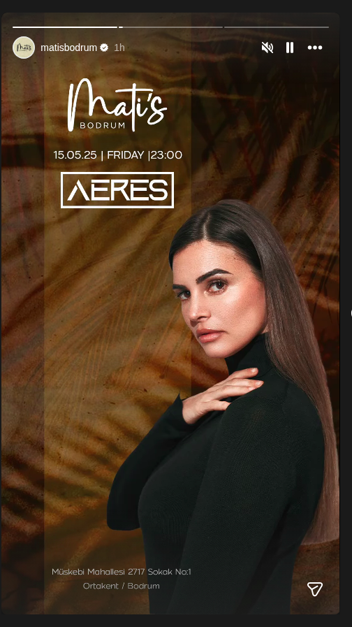 AERES — DJ Set Etkinlik afişi