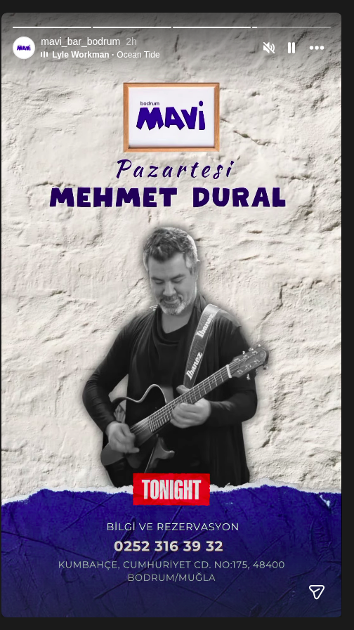 Mehmet Dural Etkinlik afişi