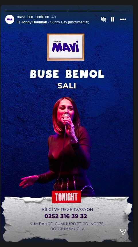 Buse Benol Etkinlik afişi