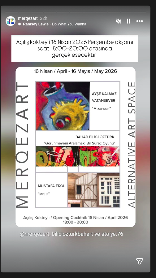 Ianus — Mustafa Erol (Açılış Kokteyli) Etkinlik afişi