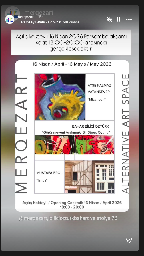 Ianus — Mustafa Erol (Açılış Kokteyli) Etkinlik afişi