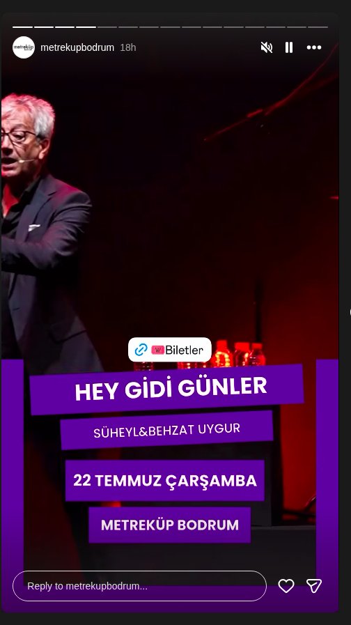 Hey Gidi Günler — Süheyl & Behzat Uygur Etkinlik afişi