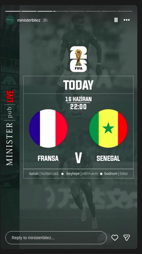 FIFA: Fransa - Senegal İzleme Partisi Etkinlik afişi