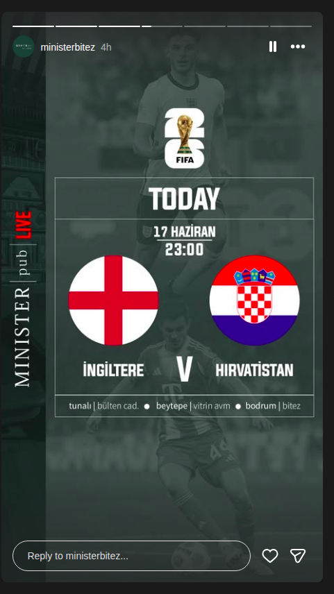 İngiltere vs Hırvatistan - Maç Gösterimi Etkinlik afişi