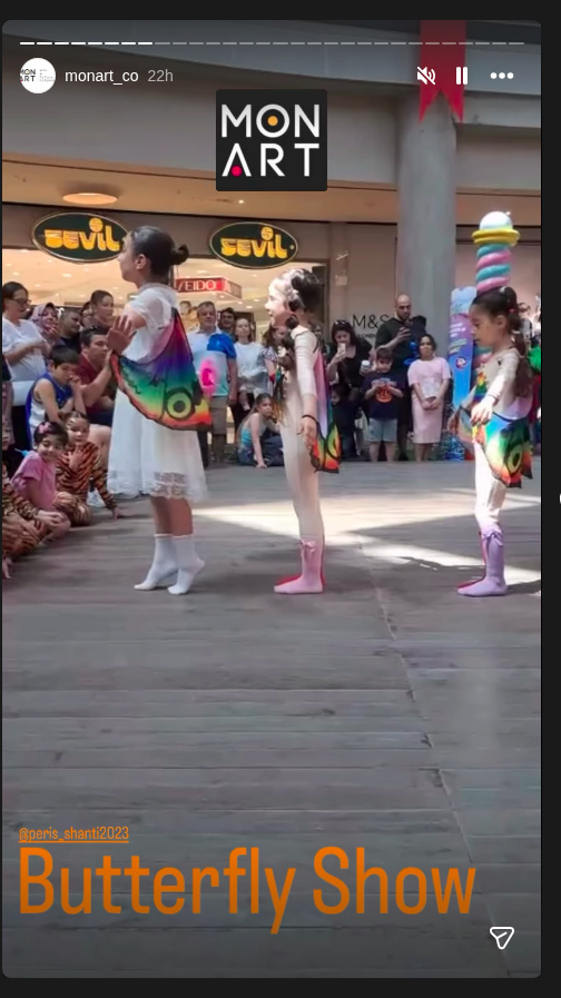 Kelebek Gösterisi Etkinlik afişi